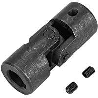 Acoplamiento de eje giratorio de acero de junta universal de 14 mm ID con conector de motor giratorio de chavetero…